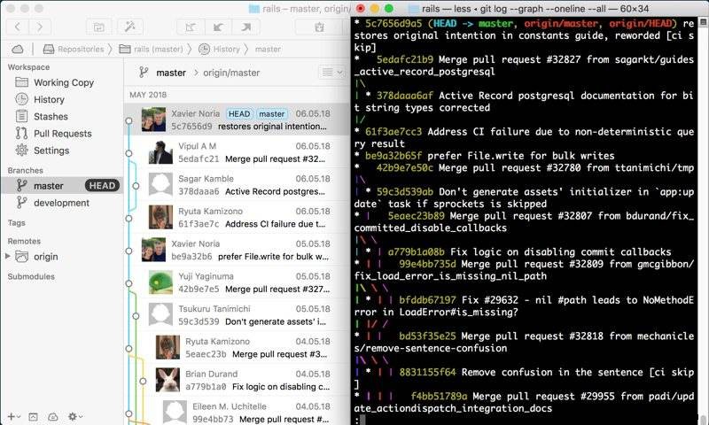 Mac用の最高のグラフィカルGitクライアントの5つ 