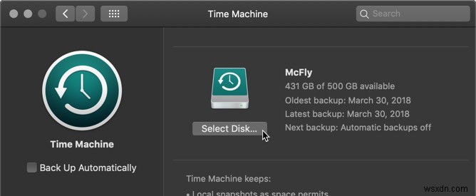 Macでバックアップに複数のドライブを使用するようにTimeMachineを設定する方法 