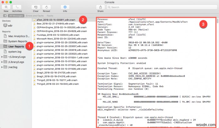 macOSクラッシュレポートを読んでMacのトラブルシューティングを行う方法 