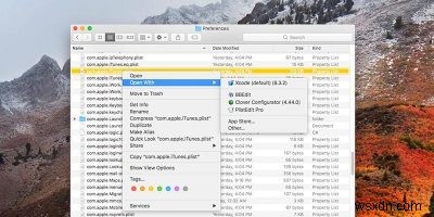 macOSでコンテキストメニューを編集する方法 