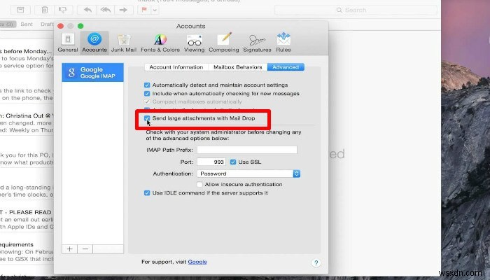 AppleMailDropを使用して大きなファイルをオンラインで送信する方法 