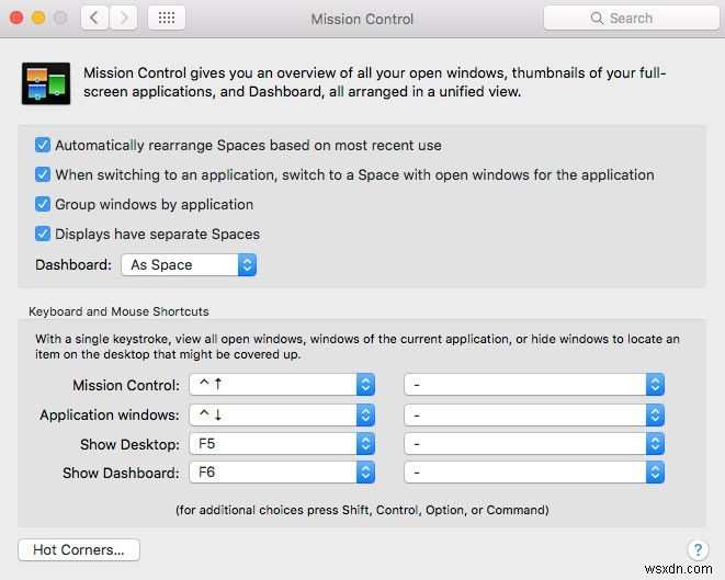 MacでMissionControlを設定し、それを機能させる方法 