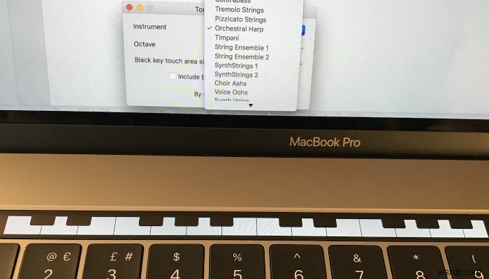 MacbookProタッチバーで楽しいこと 