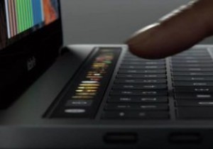 新しいMacbookProタッチバーでできる最も便利なこと 