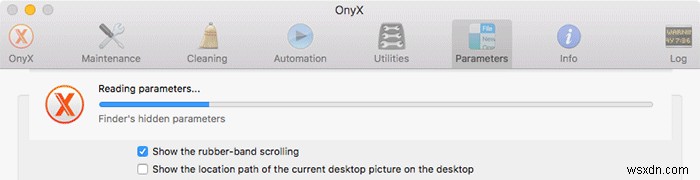 Onyxで隠しMac設定を調整する 
