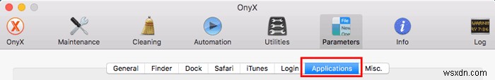 Onyxで隠しMac設定を調整する 