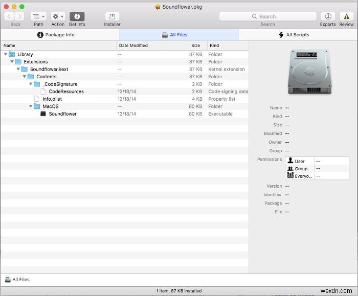 Macにインストールする前にマルウェアのパッケージファイルを確認する方法 