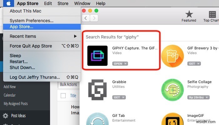 MacでアニメーションGIFスクリーンショットを作成する方法 