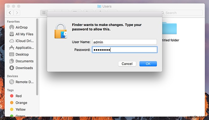 macOSでホームフォルダの名前を変更する方法 