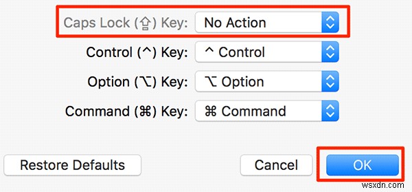 MacでCapsLockを無効にする方法[クイックヒント] 