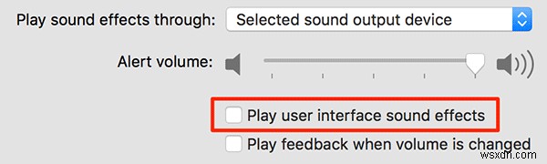 これらの2つの異なる方法を使用して、Macで効果音を無効にします 