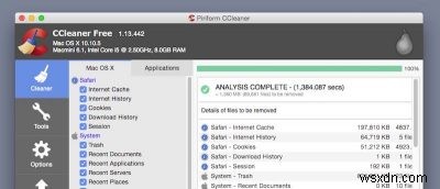 Mac用のCCleaner：Windowsと同じくらい良いですか？ 