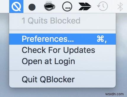 QBlockerは、アプリを誤って終了するのを防ぐのに役立ちます 