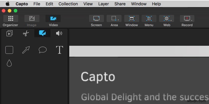 Capto –Mac用の究極の画像およびビデオスクリーンキャプチャアプリ 