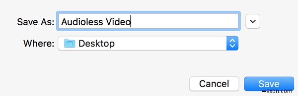 MacでiMovieを使用してビデオファイルからオーディオを削除する方法 