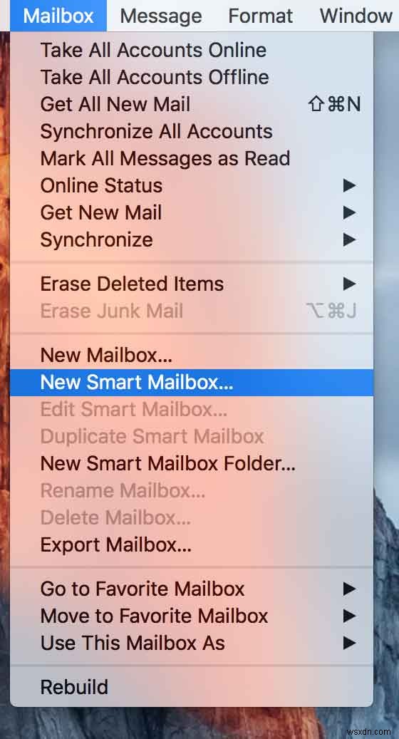 Mac用のメールアプリで未読メールのみを表示する方法 