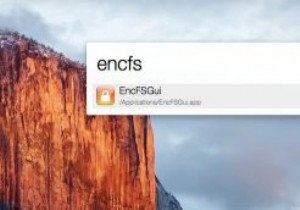 EncFSGuiを使用してMacOSXで暗号化されたフォルダを簡単に作成してマウントする 