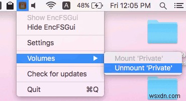 EncFSGuiを使用してMacOSXで暗号化されたフォルダを簡単に作成してマウントする 