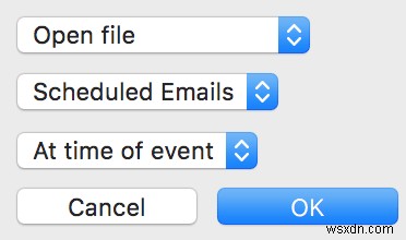 Macのメールアプリでメールをスケジュールする方法 