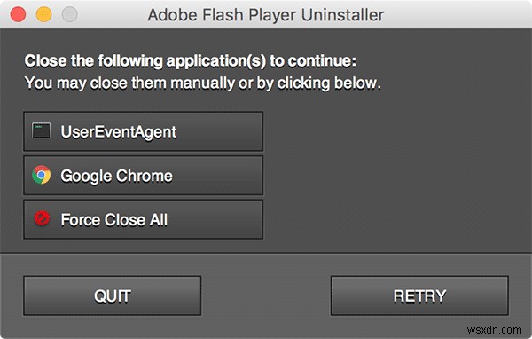 MacからAdobeFlashを削除する方法 