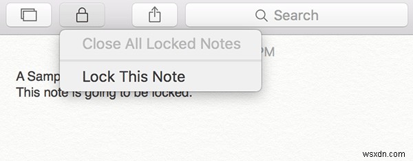 Macでメモをロッ​​クする方法 