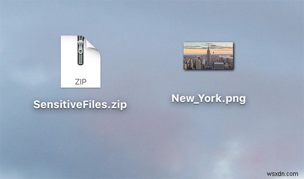 Macの画像ファイルでZIPアーカイブを非表示にする方法 