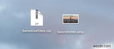 Macの画像ファイルでZIPアーカイブを非表示にする方法 