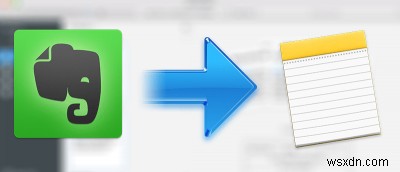 EvernoteからAppleNotesにメモを転送する方法 