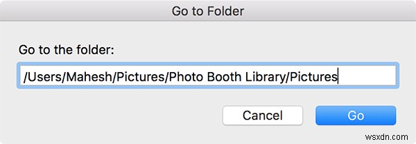 Macでフォトブースの画像にアクセスする方法 