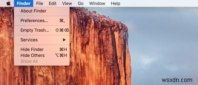 OS XElCapitanでメニューバーを非表示にする方法 