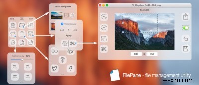 Filepane for Mac：生産性を向上させるための便利なドラッグアンドドロップアクションを追加 