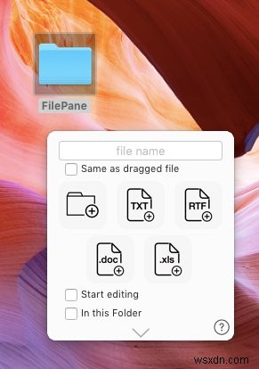 Filepane for Mac：生産性を向上させるための便利なドラッグアンドドロップアクションを追加 