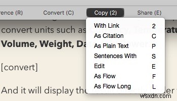 Liquid –選択したテキストに関する詳細情報を取得する最速の方法[Mac] 