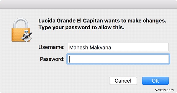 OS XElCapitanでデフォルトフォントをLucidaGrandeに変更する方法 