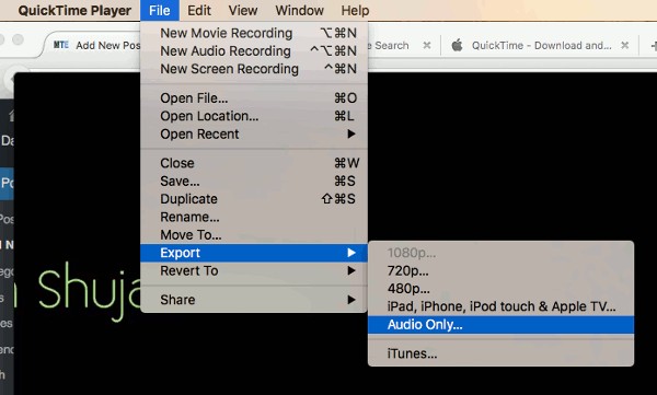QuickTimeを使用してMacのビデオファイルからオーディオを簡単に抽出する[クイックヒント] 