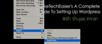 QuickTimeを使用してMacのビデオファイルからオーディオを簡単に抽出する[クイックヒント] 