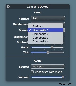 EasyCAPを使用してMacでVHSとコンソールを取得する 