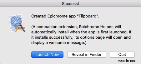 Epichromeを使用してWebサービスをMacアプリに変換する方法 