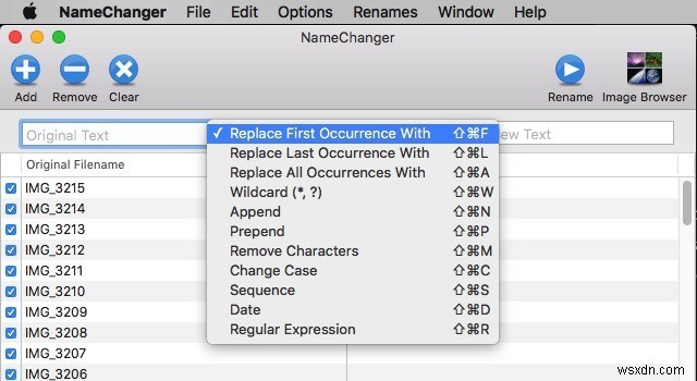 NameChangerを使用してMacでファイルの名前をバッチで変更する最も簡単な方法 