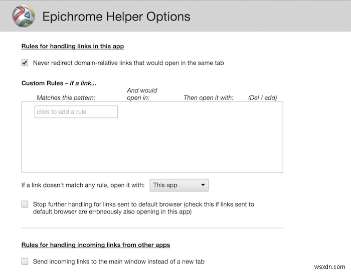 ChromeベースのEpichromeを使用してMac上でアプリとしてWebサイトを実行する方法 
