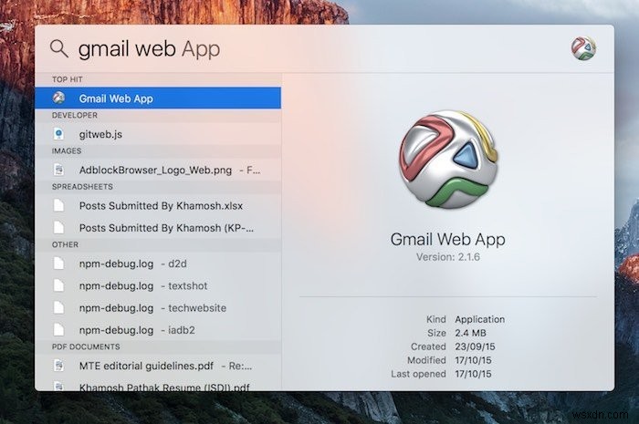 ChromeベースのEpichromeを使用してMac上でアプリとしてWebサイトを実行する方法 