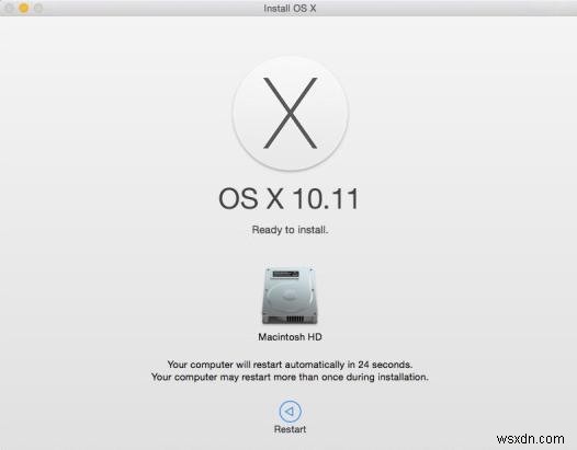 OS XElCapitanのクリーンインストールをダウンロードして実行する方法 