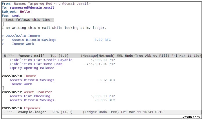 Emacsの元帳モードで財務を管理する方法 