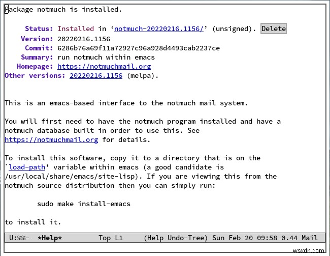 Emacs内でEメールを使用する方法 