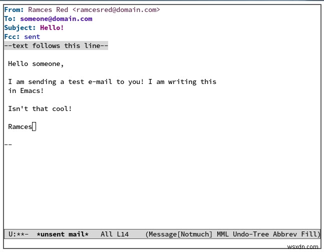 Emacs内でEメールを使用する方法 