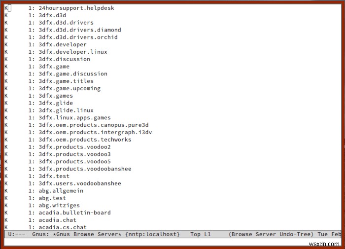 GnusでUSENETリーダーとしてEmacsを使用する方法 