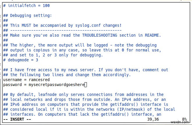 LeafnodeをオフラインUSENETサーバーとして設定する方法 