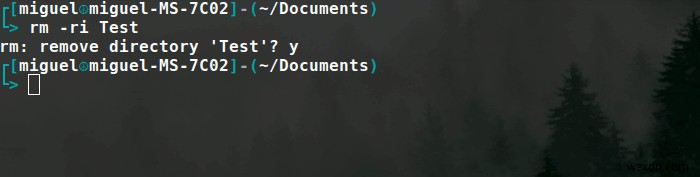 Linuxでディレクトリを削除する方法 