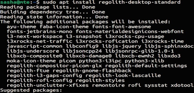 UbuntuをRegolithLinuxに変換する方法 