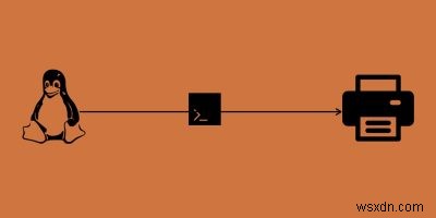 Linuxでlpコマンドを使用してターミナルからファイルを印刷する方法 